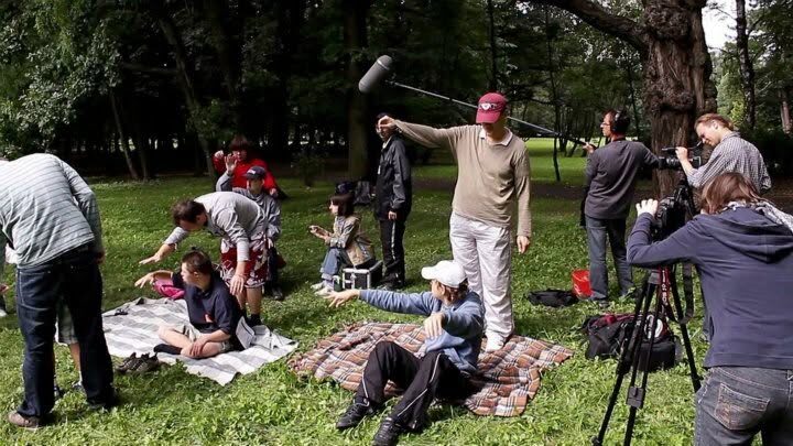 Ekipa podczas realizacji „Innego filmu”